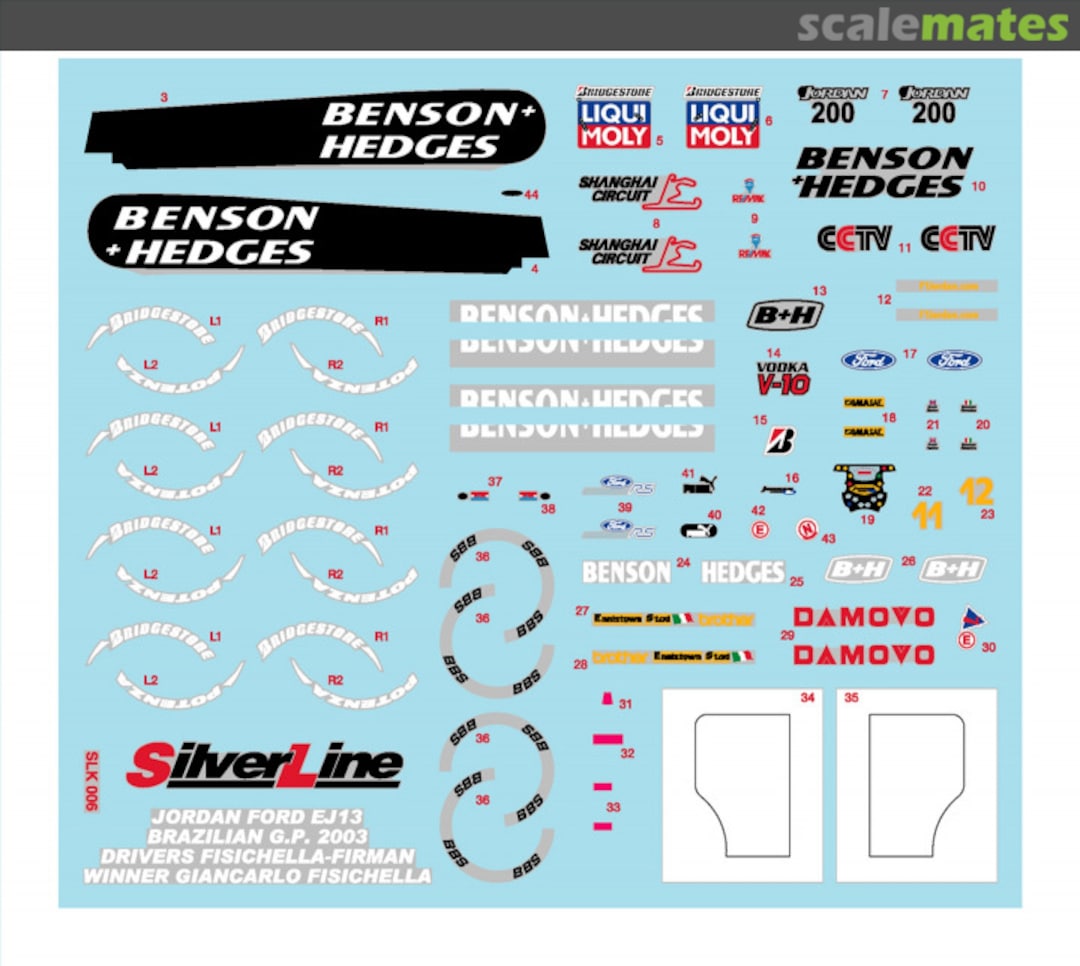 Boxart Jordan EJ13 DK SLK006 Tameo Kits