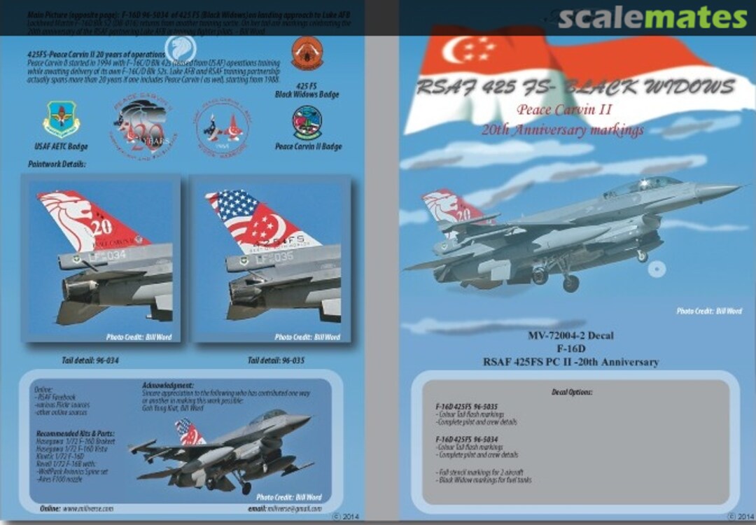 Boxart RSAF 425th FS Black Widows MV-72004-2 Miliverse Boxart RSAF 425th FS Black Widows MV-72004-2 Miliverse