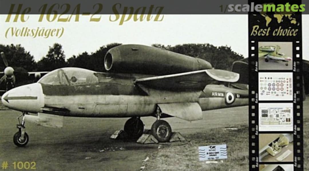 Boxart Heinkel He 162A-2 Spatz BC1002 Best Choice Boxart Heinkel He 162A-2 Spatz BC1002 Best Choice