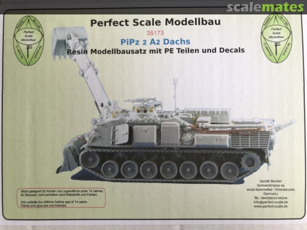 Boxart PiPz 2 Dachs A2 35173 Perfect Scale Modellbau Boxart PiPz 2 Dachs A2 35173 Perfect Scale Modellbau