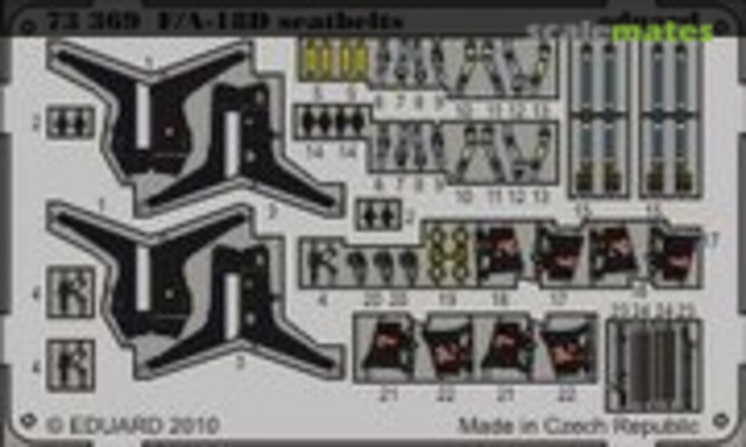 1:72 F/A-18D seatbelts (Eduard 73369) 73369