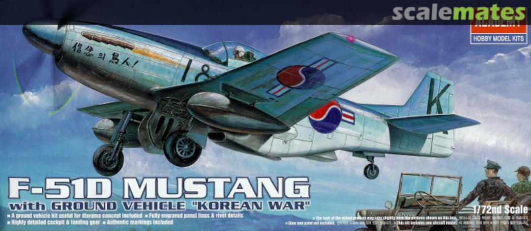 Boxart F-51D Mustang 2205 Academy Boxart F-51D Mustang 2205 Academy
