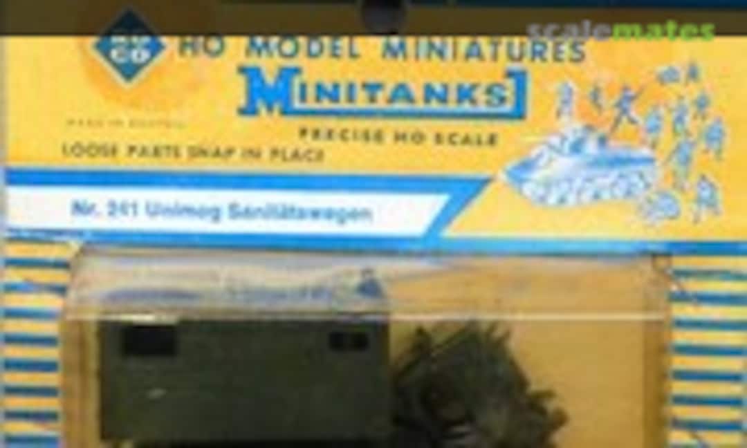 1:87 Unimog Ambulance Truck (Roco Minitanks Z-241)