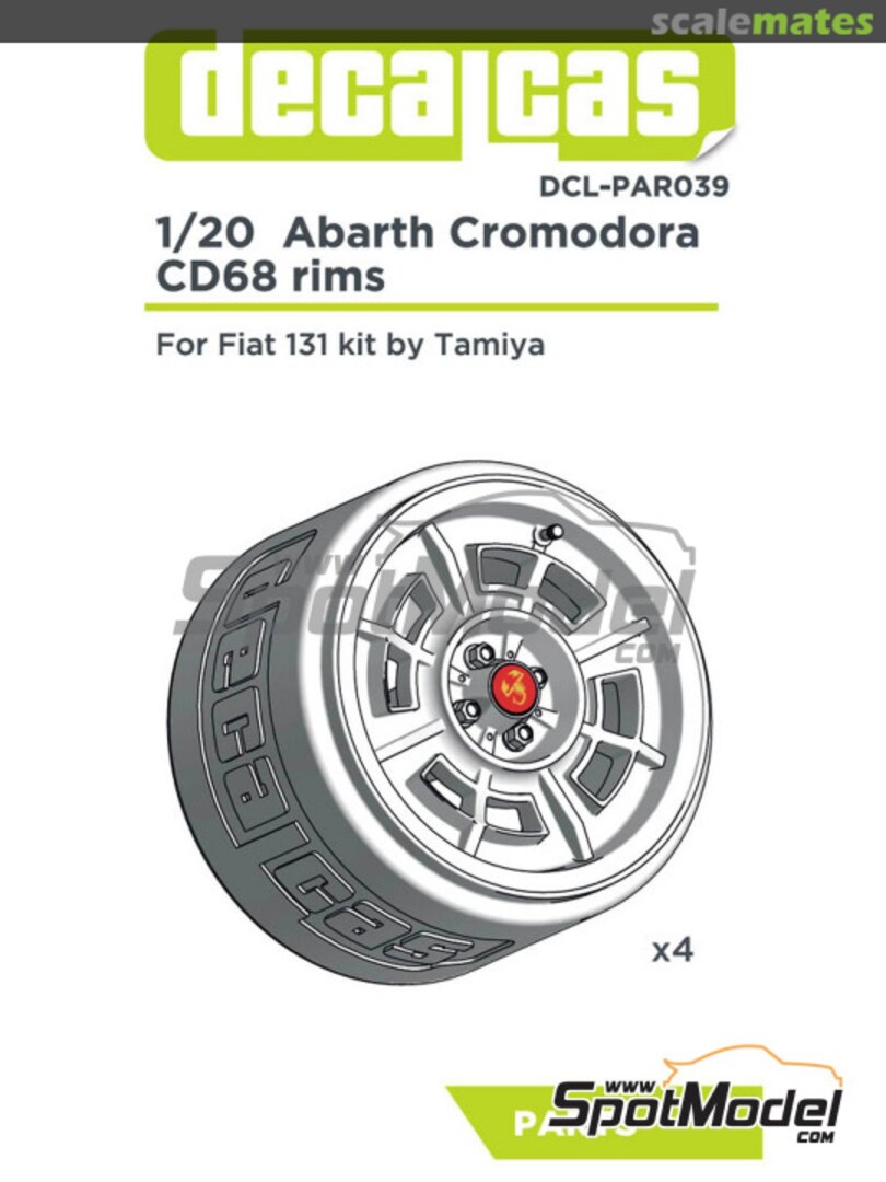 Boxart Abarth Cromodora CD68 DCL-PAR039 Decalcas Boxart Abarth Cromodora CD68 DCL-PAR039 Decalcas