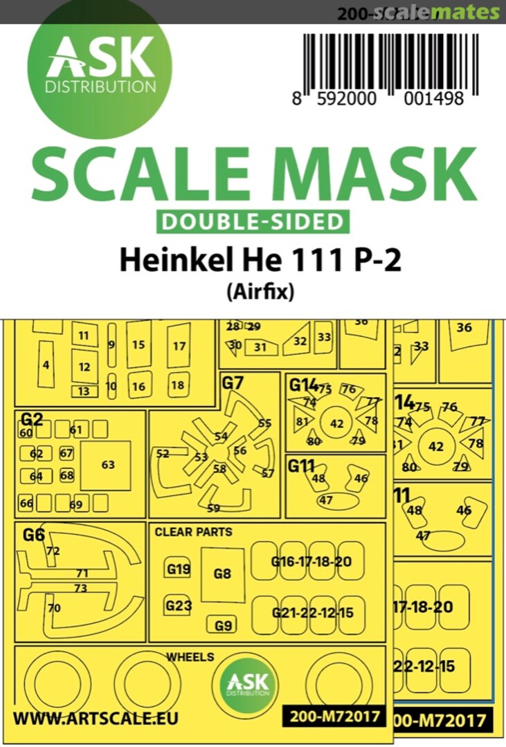 Boxart Heinkel He 111P-2 200-M72017 ASK Boxart Heinkel He 111P-2 200-M72017 ASK