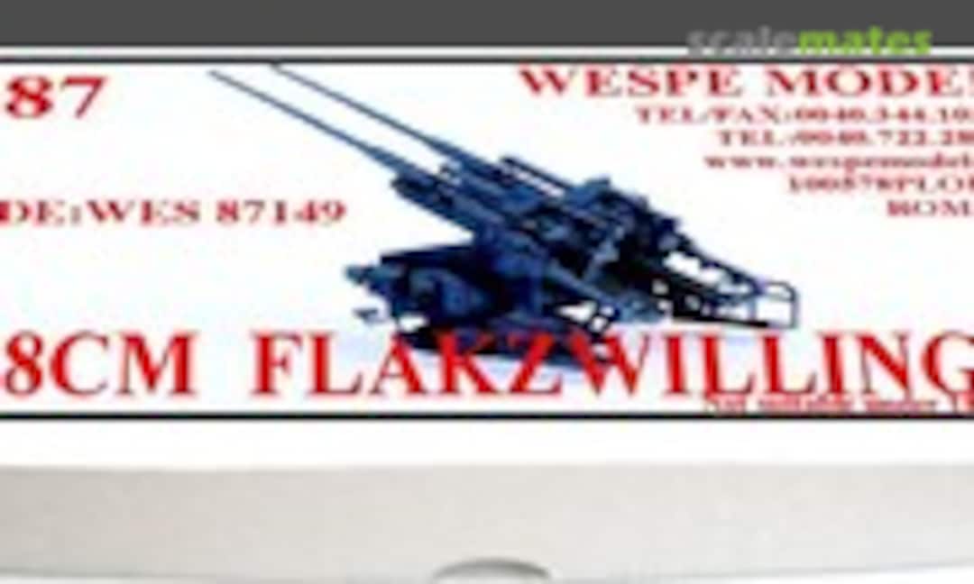 1:87 12.8cm Flakzwilling 40 (Wespe Models WES 87149) WES 87149