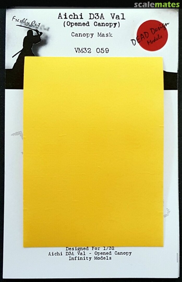 Boxart D3A Val (Opened Canopy) - Canopy Mask VM32059 DEAD Design Models Boxart D3A Val (Opened Canopy) - Canopy Mask VM32059 DEAD Design Models