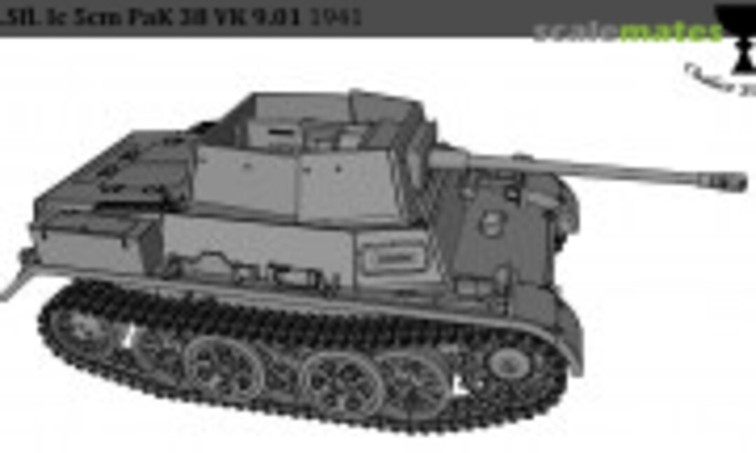 1:35 Pz.Sfl. Ic 5cm PaK 38 VK 901 (Chalice 3D Design  CD046)