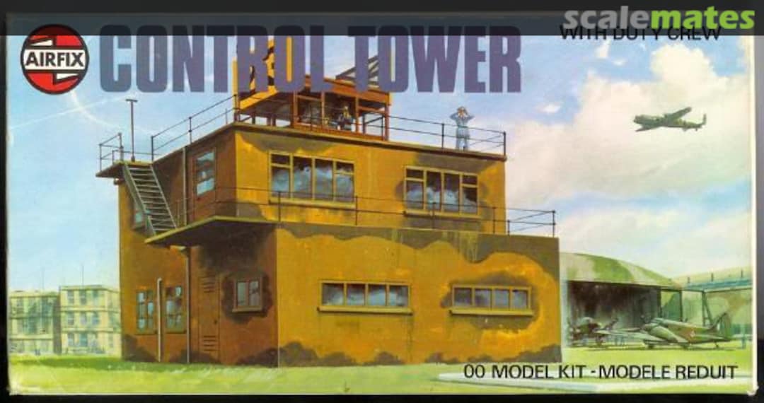 Boxart Control Tower with Duty Crew 03380-2 Airfix