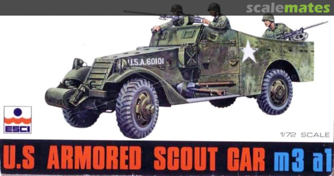 Boxart M3A1 Armored Scout Car 8038 ESCI Boxart M3A1 Armored Scout Car 8038 ESCI