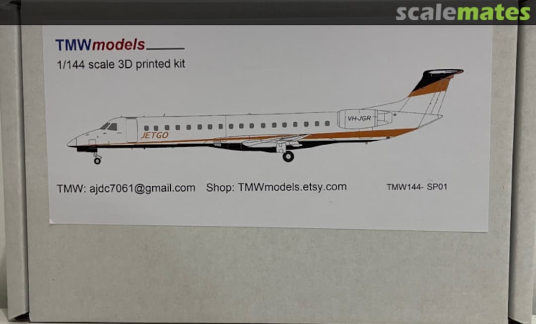 Boxart Embraer ERJ-145 TMW144-SP01 TMW Models Boxart Embraer ERJ-145 TMW144-SP01 TMW Models