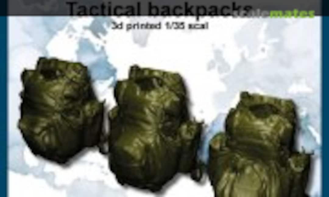 1:35 Tactical Backpacks (3D-Printed) (FC Model Trend 37378) 37378