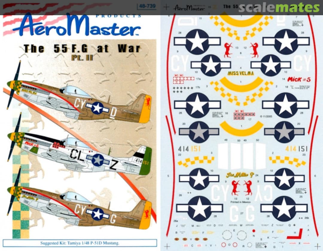 Boxart The 55 F.G at War 48-739 AeroMaster Boxart The 55 F.G at War 48-739 AeroMaster