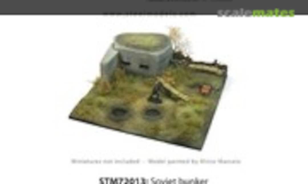 Soviet bunker &quot;Stalin line&quot; with trench (Steel Models STM72013)
