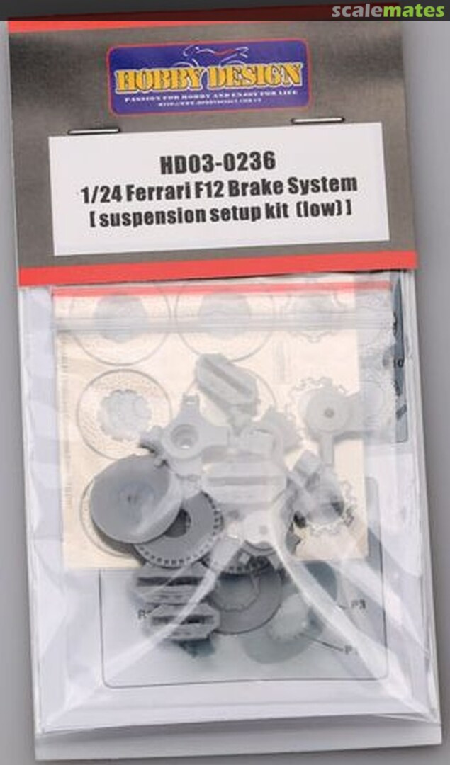 Boxart Ferrari F12 Brake System HD03-0236 Hobby Design Boxart Ferrari F12 Brake System HD03-0236 Hobby Design