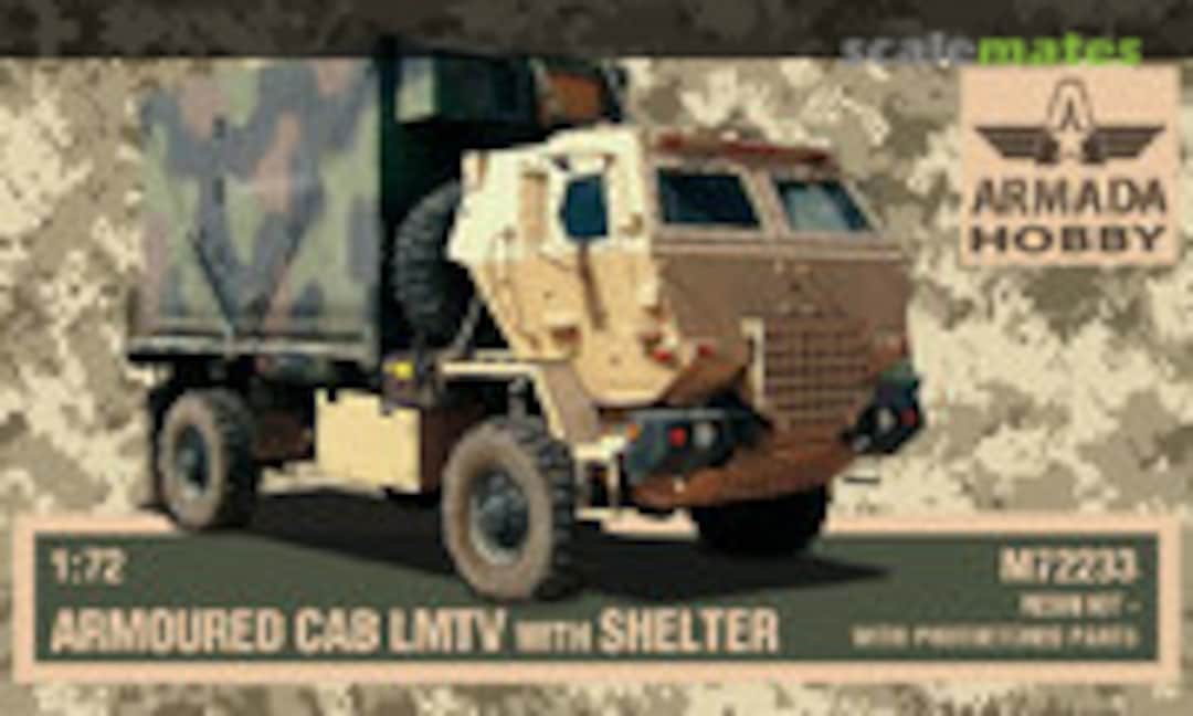 1:72 Armored Cab LMTV with Shelter (resin kit &amp; PE set) (Armada Hobby M72233)