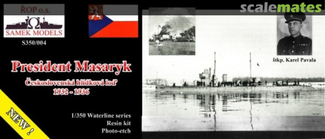 Boxart President Masaryk S350/004 ROP o.s. Samek Models