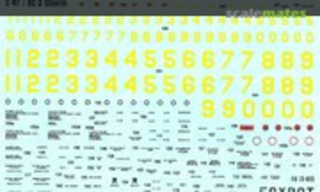 1:72 C-47 / DC-3 Stencils (Foxbot 72-013)