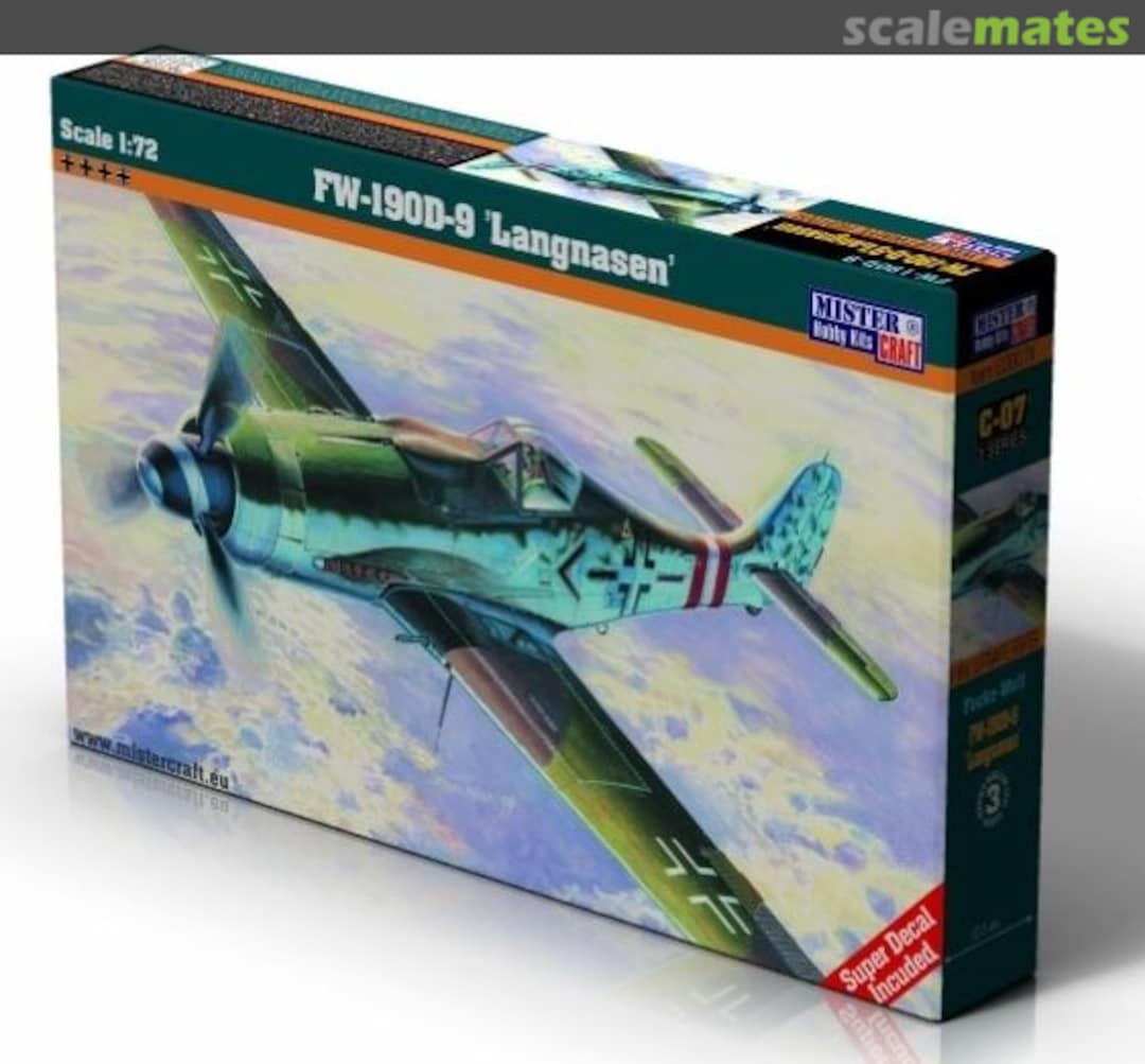 Boxart FW-190D-9 'Langnasen' C-07 MisterCraft Boxart FW-190D-9 'Langnasen' C-07 MisterCraft