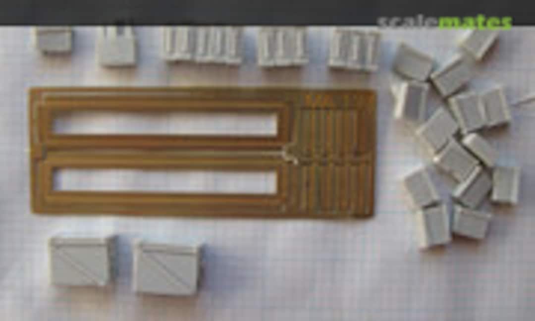 1:35 M113A1 ammunition rack and liners for T50 twin 30 cal machine guns Late 1968 - 1972 (Mouse House Enterprises MA127) MA127