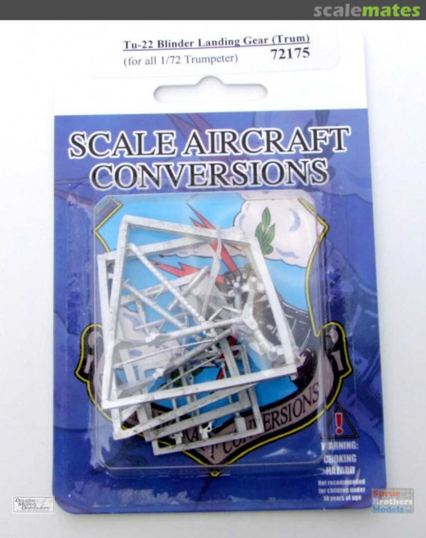 Boxart Tu-22 Blinder Landing Gear (Trum) 72175 Scale Aircraft Conversions Boxart Tu-22 Blinder Landing Gear (Trum) 72175 Scale Aircraft Conversions