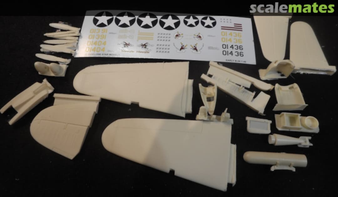 Boxart Short Span B-26 conversion LSM 48349 Lone Star Models Boxart Short Span B-26 conversion LSM 48349 Lone Star Models