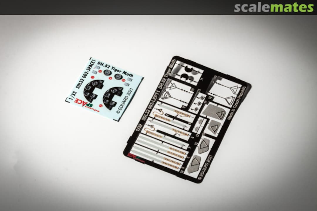 Boxart DH. 82A Tiger Moth SPACE 3DL32002 Eduard Boxart DH. 82A Tiger Moth SPACE 3DL32002 Eduard