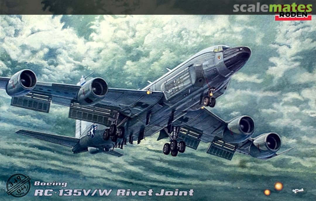 Boxart Boeing RC-135V/W Rivet Joint 349 Roden Boxart Boeing RC-135V/W Rivet Joint 349 Roden