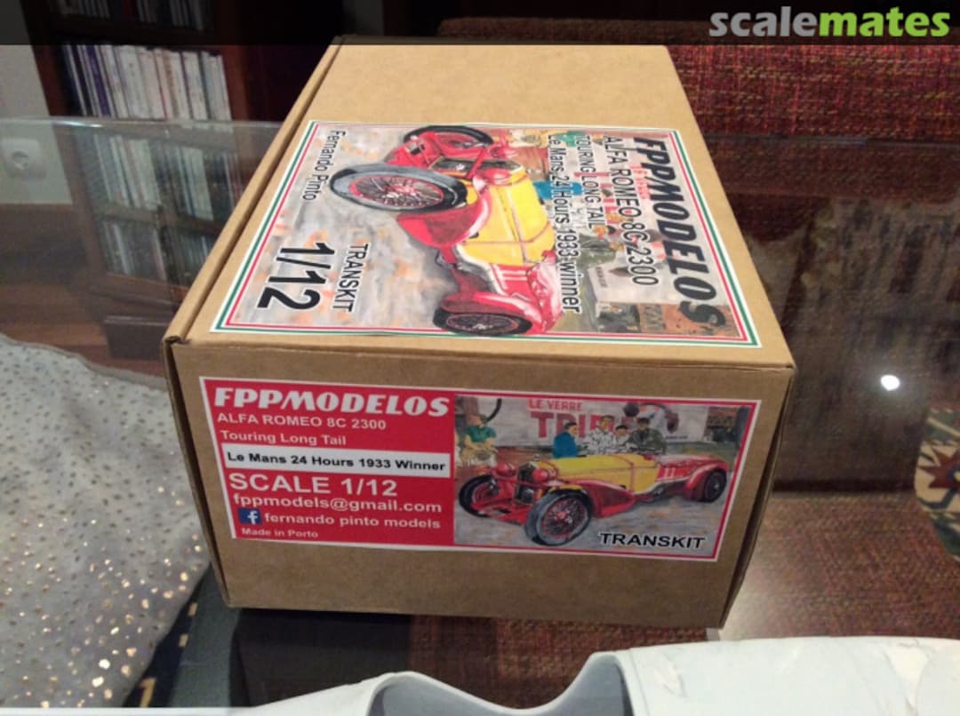 Boxart Alfa Romeo 8C 2300 Touring Long Tail FPP Modelos Boxart Alfa Romeo 8C 2300 Touring Long Tail FPP Modelos
