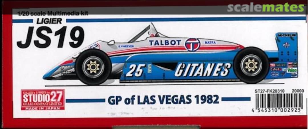 Boxart Ligier JS19 ST27-FK20310 Studio27 Boxart Ligier JS19 ST27-FK20310 Studio27