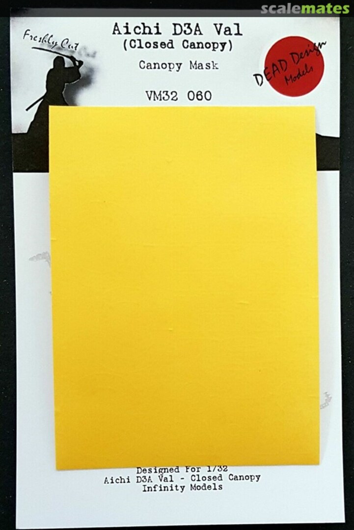 Boxart D3A Val (Closed Canopy) - Canopy Mask VM32060 DEAD Design Models Boxart D3A Val (Closed Canopy) - Canopy Mask VM32060 DEAD Design Models