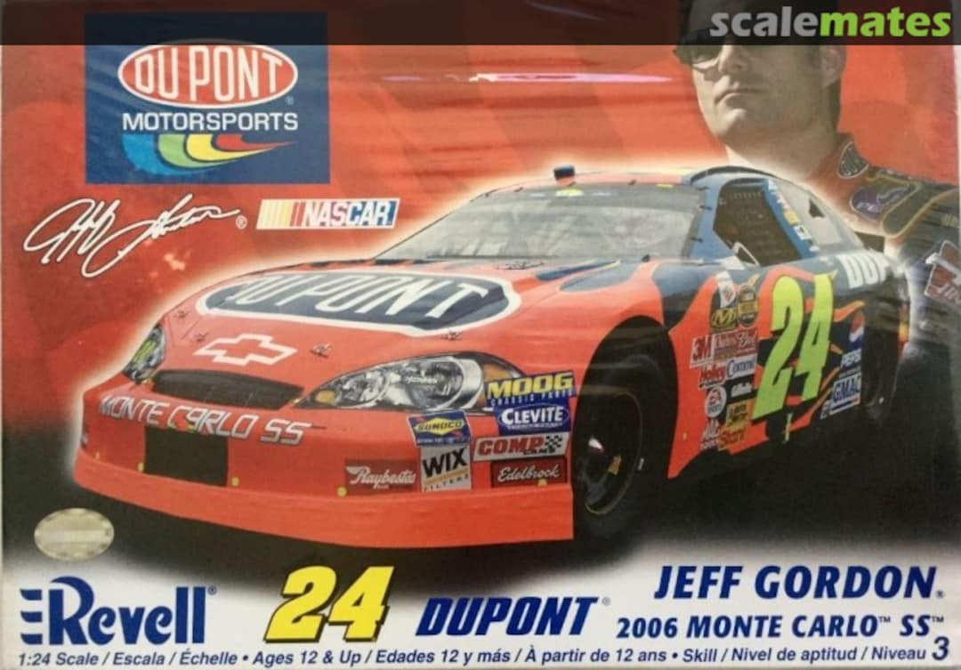 Boxart 24 Dupont Jeff Gordon 2006 Monte Carlo SS 85-2028 Revell Boxart 24 Dupont Jeff Gordon 2006 Monte Carlo SS 85-2028 Revell