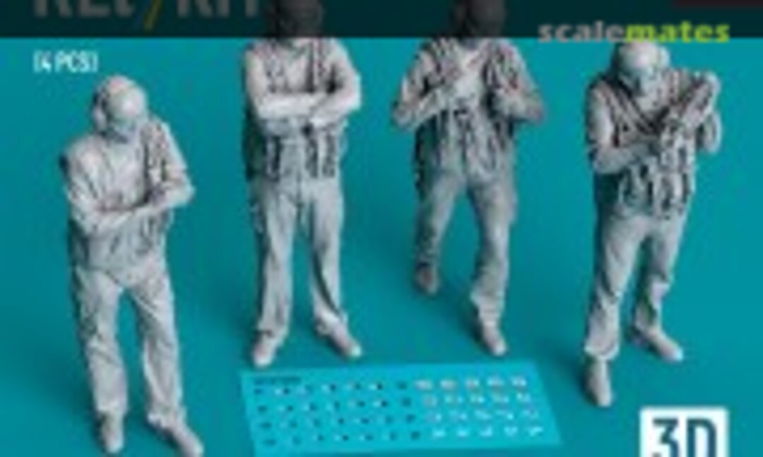 1:48 Brown jersey (modern) (Wing Captains, Wing Line Leading Petty Officers) (4 pcs) (ResKit RSF48-0030) RSF48-0030