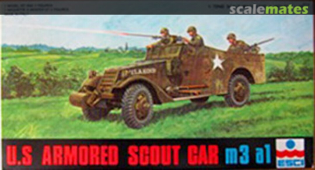 Boxart M3A1 Armored Scout Car 8038 ESCI Boxart M3A1 Armored Scout Car 8038 ESCI
