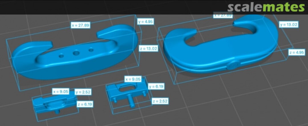 Boxart Tow hooks - Panzer III/IV - C type large - movable 16040861 EMP3d Boxart Tow hooks - Panzer III/IV - C type large - movable 16040861 EMP3d