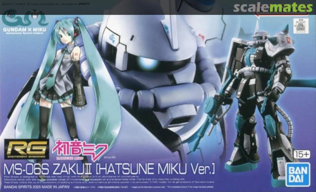 Boxart MS-06S Zaku II [Hatsune Miku Ver.] 5068550 Bandai Spirits