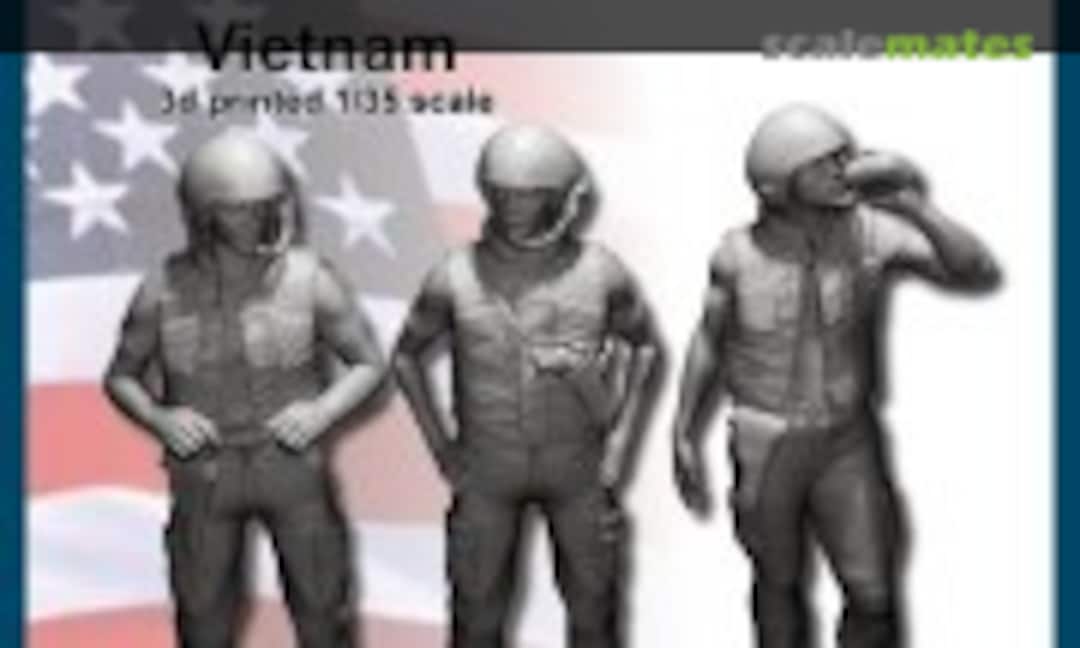 1:35 US Tank Crew - Vietnam War (3 Figures / 3D-Printed) (FC Model Trend 37367) 37367