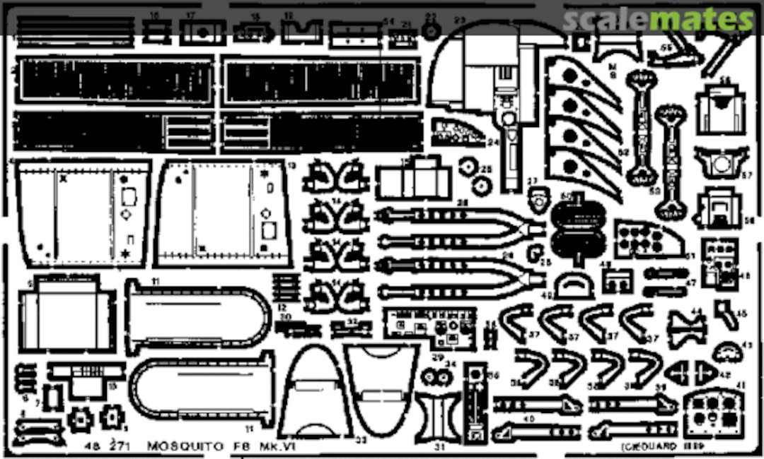 Boxart Mosquito FB Mk.VI 48271 Eduard Boxart Mosquito FB Mk.VI 48271 Eduard