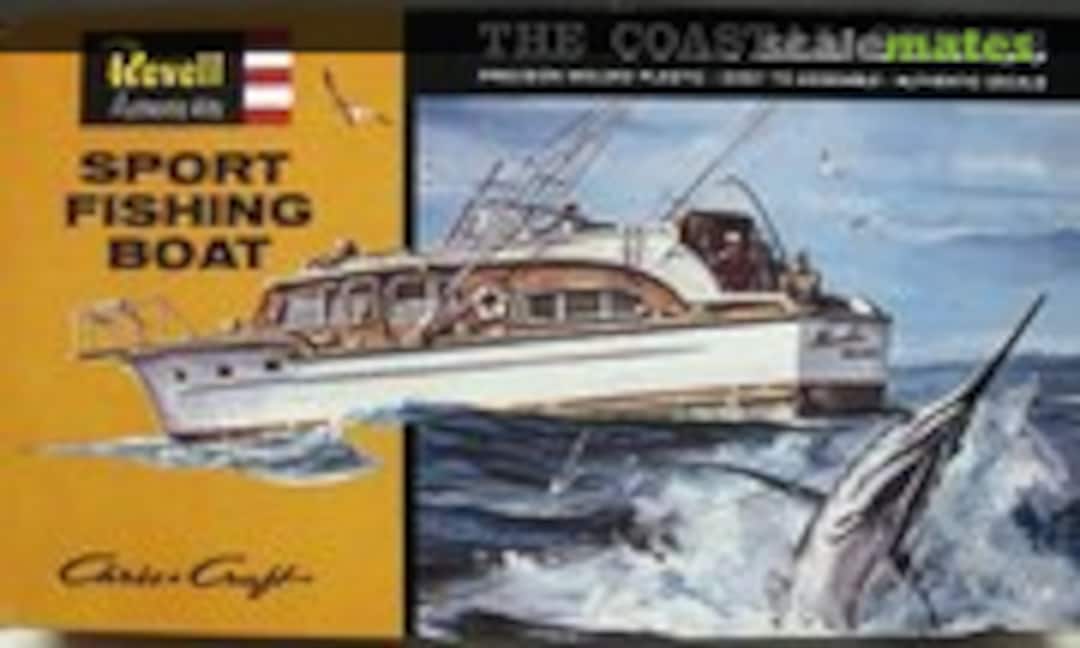 1:56 Chris Craft Sport Fishing Boat (Revell H387-100) H387-100