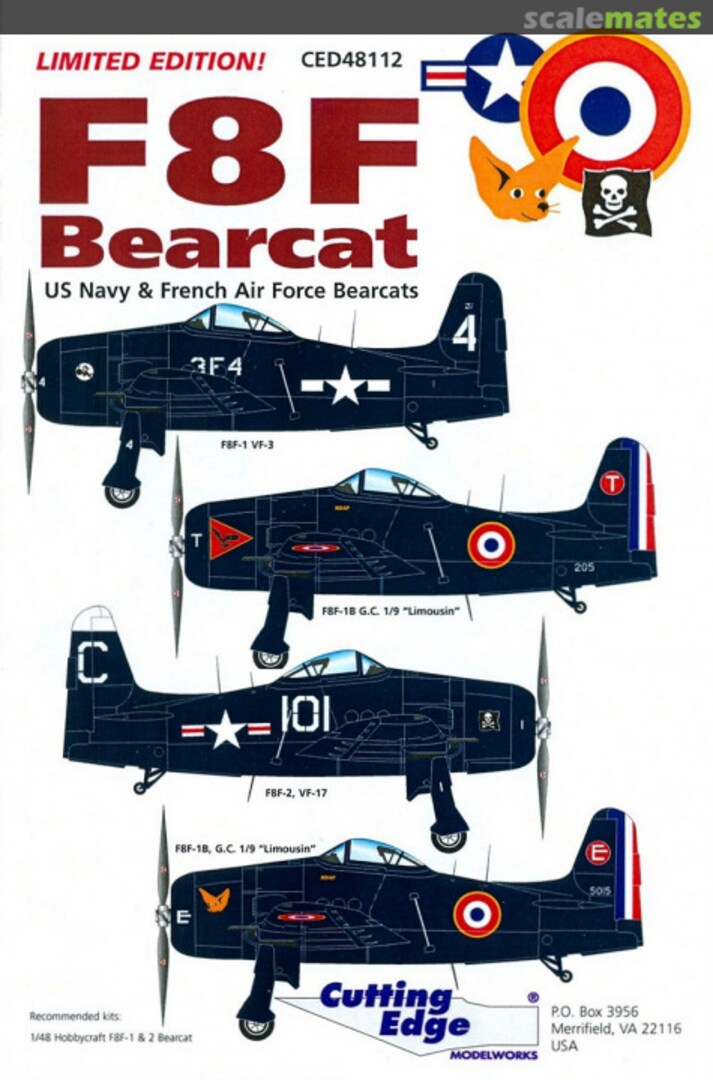 Boxart F8F Bearcat CED48112 Cutting Edge Modelworks Boxart F8F Bearcat CED48112 Cutting Edge Modelworks