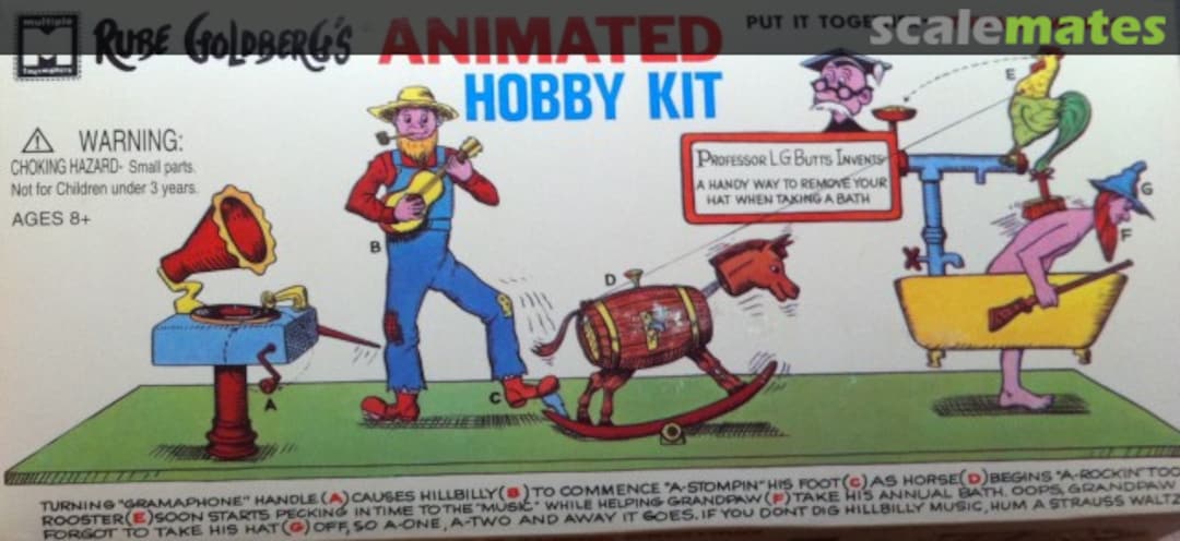 Boxart Back Scratcher and Hat Remover 958 Marx Toy Company Boxart Back Scratcher and Hat Remover 958 Marx Toy Company