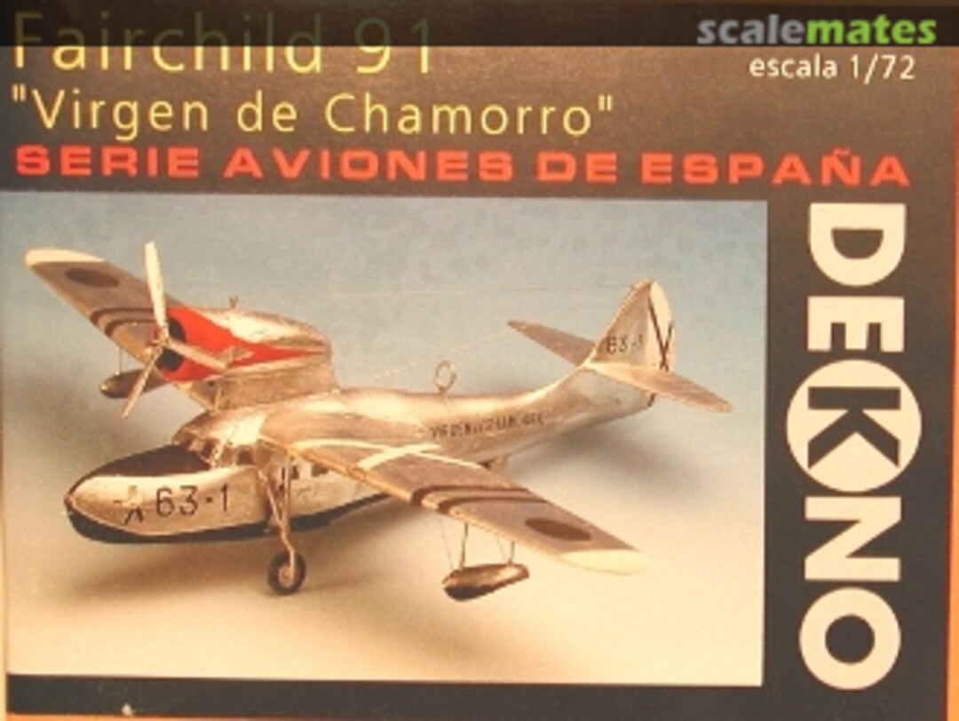 Boxart Fairchild 91 "Virgen de Chamorro" E-0300 Dekno Models