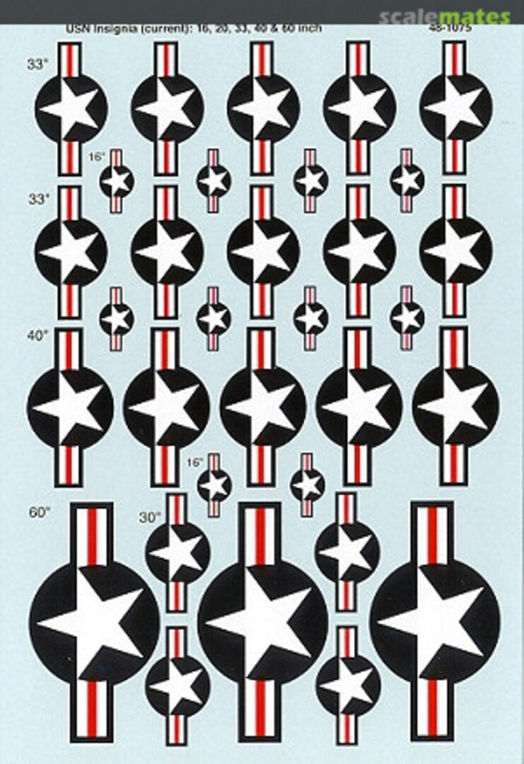 Boxart USN Insignia No. 1 48-1075 SuperScale International Boxart USN Insignia No. 1 48-1075 SuperScale International