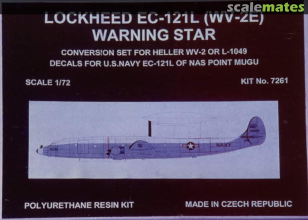Boxart Lockheed EC-121L (WV-2E) Warning Star 7261 RVHP Boxart Lockheed EC-121L (WV-2E) Warning Star 7261 RVHP