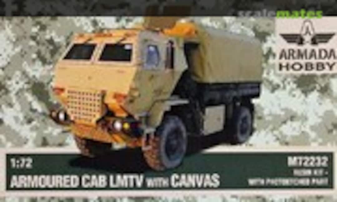 1:72 M1078 LMTV armored cab w/canvas (resin kit &amp; PE set) (Armada Hobby M72232)