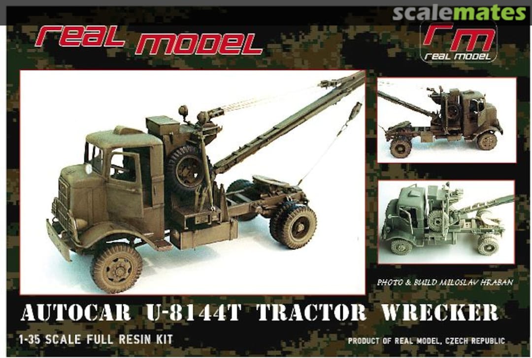 Boxart Autocar U-8144 Tractor Wrecker RM35078 Real Model Boxart Autocar U-8144 Tractor Wrecker RM35078 Real Model