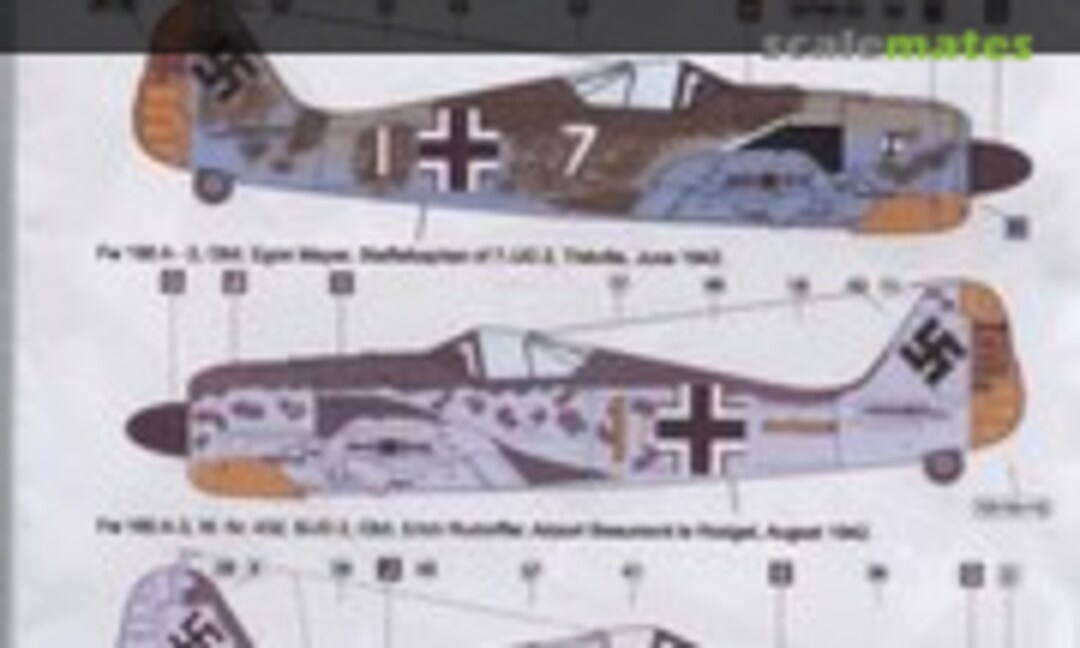 1:48 German Aces in Focke Wulf Fw190A's Part I (AML AMLD48032) AMLD48032