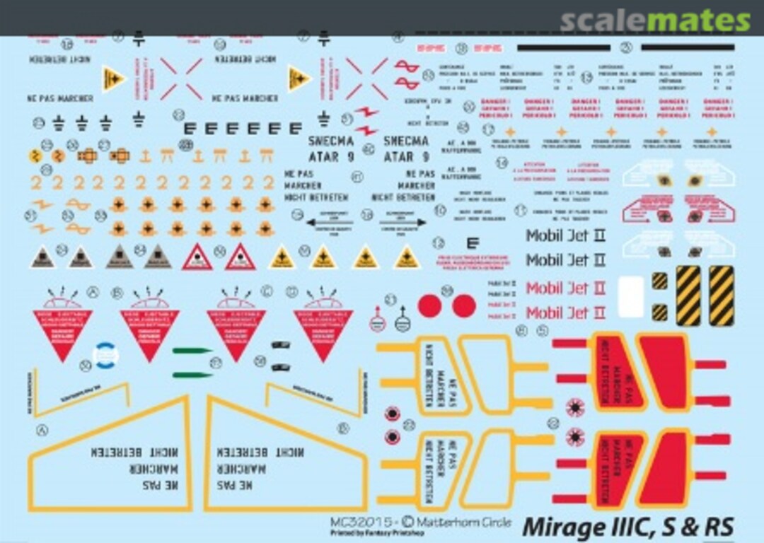 Boxart Swiss Mirage IIIC, IIIS, IIIRS Stencils & maintenance marks MC32015 Matterhorn Circle Boxart Swiss Mirage IIIC, IIIS, IIIRS Stencils & maintenance marks MC32015 Matterhorn Circle