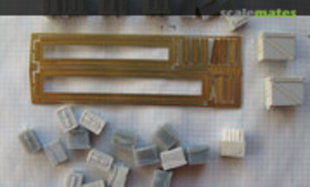 1:35 M113A1 ammunition rack and liners for T50 30/50 cal machine guns 1969 - 1972 (Mouse House Enterprises MA128) MA128