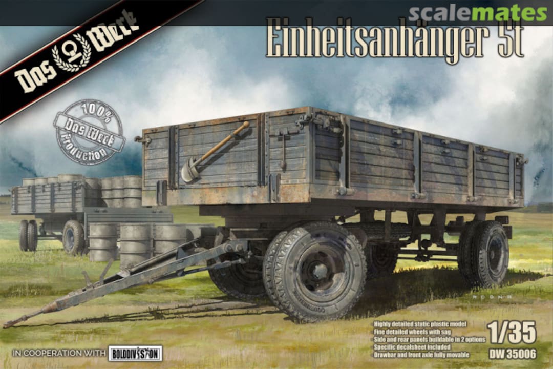 Boxart Einheitsanhänger 5t DW35006 Das Werk Boxart Einheitsanhänger 5t DW35006 Das Werk